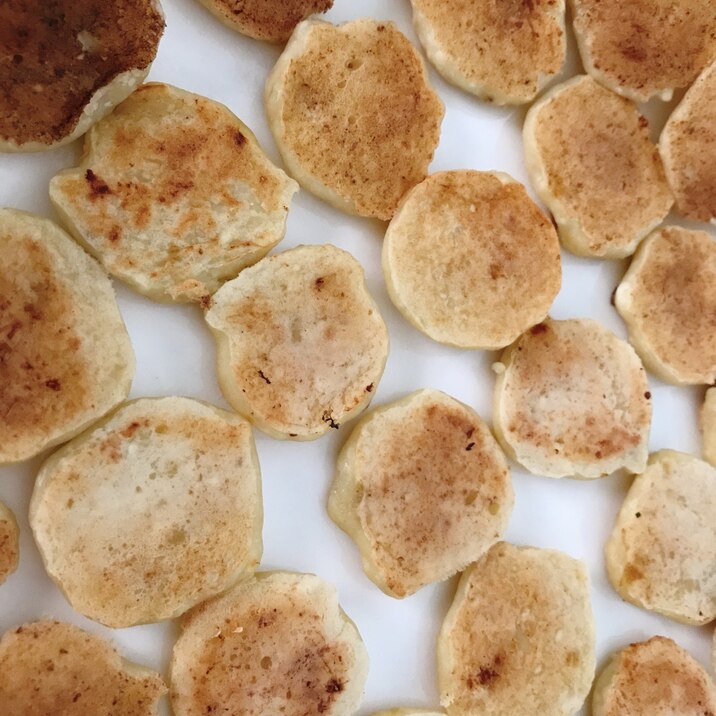 【離乳食】豆腐のバナナパンケーキ